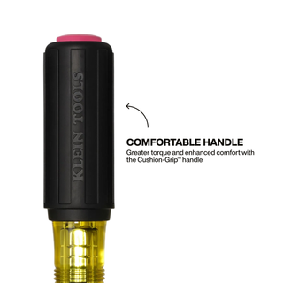 Klein Tools 65412M Metric Color-Coded Nut Driver, Heavy-Duty Hollow-Shaft, 12 mm