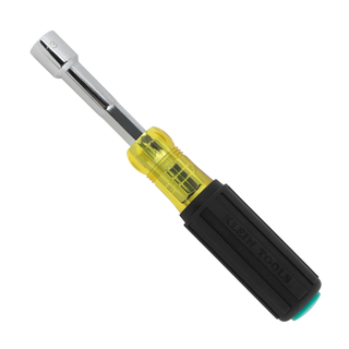Klein Tools 65413MAGM Metric Magnetic Color-Coded Nut Driver, Heavy-Duty Hollow-Shaft, 13 mm