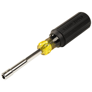 Klein Tools 65414MAG Color-Coded Magnetic Hollow-Shaft Heavy-Duty Nut Driver, 1/4"