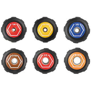 Klein Tools 654516MAG Color-Coded Magnetic Hollow-Shaft Heavy-Duty Nut Driver, 5/16"