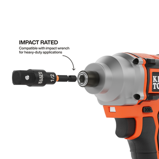 Klein Tools 65813SW Swivel Impact Driver Socket Adapter Set, 3 Pc.