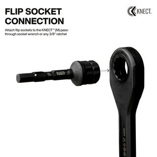 Klein Tools 65KADPM KNECT (M) Impact Socket Adapter Set