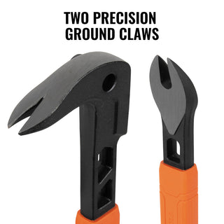 Klein Tools 66093 Nail Puller with Integrated Dimpler, 12"