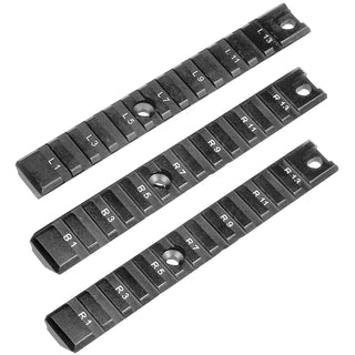 UTG MNT-P505 Picatinny Rail Set, 3-piece Long, for G36