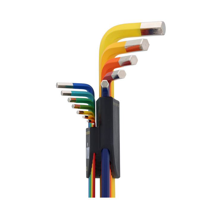 Wiha Tools 66981 Ball End Color Coded Inch Hex L-Key Set, 13 Pc.