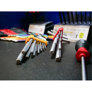 Wiha Tools 66992 ErgoStar MagicRing Ball End Hex L-Key Inch/Metric Set, 22 Piece