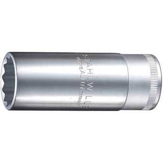 Stahlwille 03420048 51a 1/2" Extra Deep 12-pt Socket, 1"