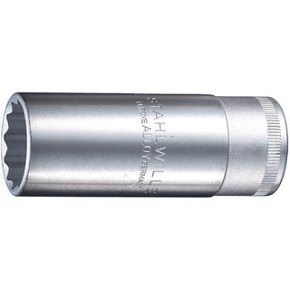 Stahlwille 03020021 51 1/2" Extra Deep 12-pt Socket, 21 mm