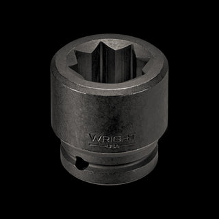 Wright Tool 6876 8 Point Double Square Impact Railroad Socket.