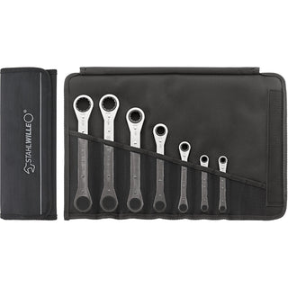 Stahlwille 96411301 25/7 Ratchet ring Spanner Set
