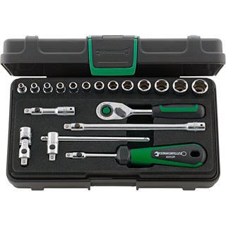 Stahlwille 96011180 Socket set 1/4'' - 19 Pieces