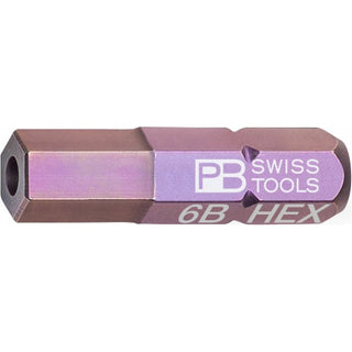 PB Swiss  PB C6.210B/6 PrecisionBit, For Hexagon Socket Screws 1/4 Inch