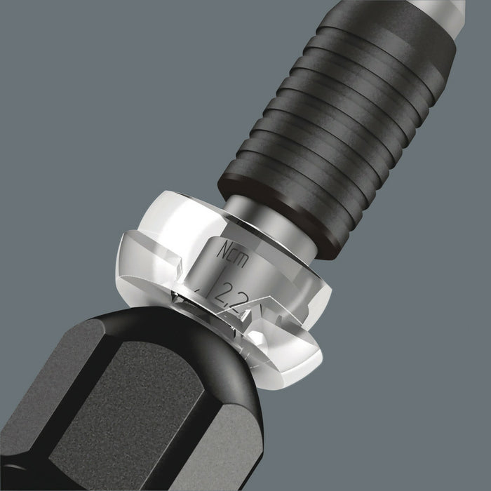 Wera 1430 Kraftform Micro ESD adjustable torque screwdrivers (0.02-0.11 Nm) with quick-release chuck, 1431 ESD x 0.05-0.11 Nm