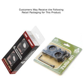 UTG RGWM-25L2 Hex Nut Scope Rings, Picatinny | 1 Inch Dia. | .88"