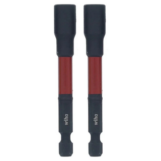 Wiha Tools 70457 Hex Impact Nut Setter, 1/4", 2-Pack