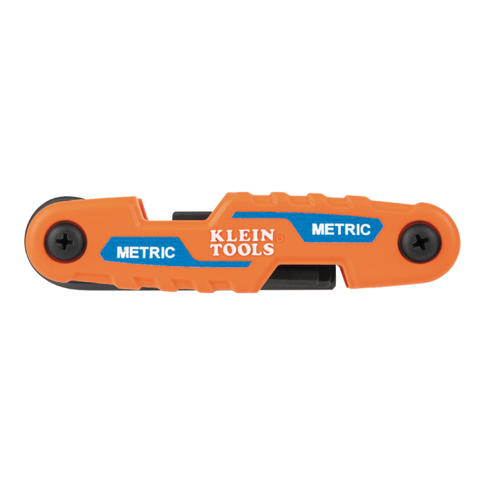 Klein Tools 70540M Compact Folding Hex Key Set, Metric, 8 Pc.