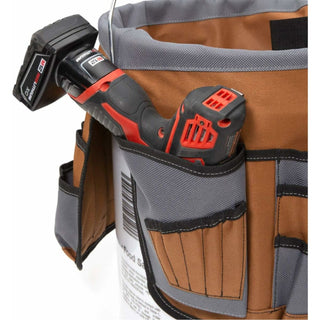 Dickies 57103 35-Pocket Bucket Organizer With Drill Holster