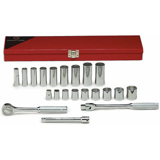 Wright Tool 337 3/8" Drive, 6 Point Standard and Deep Socket Set