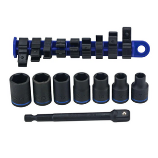 Wiha Tools 72094 Metric Impact Socket Set, 3/8" Drive, 8 Pc.