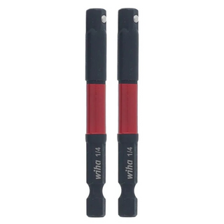 Wiha Tools 72190 Square Drive Impact Adapter, 1/4", 2-Pack