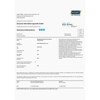 Hazet 7294-2STACCAL Electronic Torque Wrench with Built-In Angle Gauge, 40-400 Nm, 14x18mm Insert Square, 20mm (3/4") Square