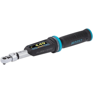 Hazet 7280-2STAC Electronic Torque Wrench with Built-In Angle Gauge, 1-10 Nm, 6.3mm (1/4") Square