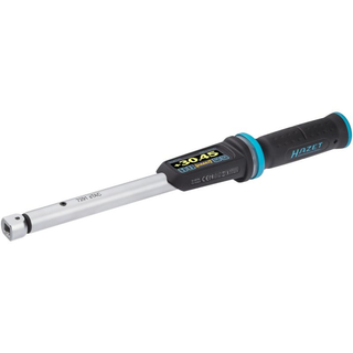 Hazet 7291-5STAC Electronic Torque Wrench with Built-In Angle Gauge, 10-100 Nm, 9x12mm Insert Square, 10mm (3/8") Square