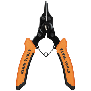 Klein Tools 73066 6-in-1 Interchangeable Snap Ring Pliers