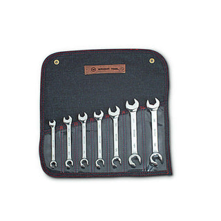 Wright Tool 742 Open-End Flare Nut Wrench Set 7 Piece