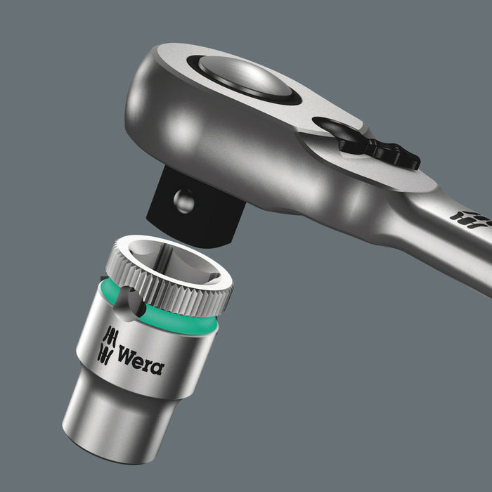 Wera 8004 C Zyklop Metal Ratchet with switch lever and 1/2" drive, 1/2" x 281 mm