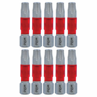Wiha Tools 76513 MaxxTor Impact Insert Bit Torx T25 - 29mm - 10 Pack