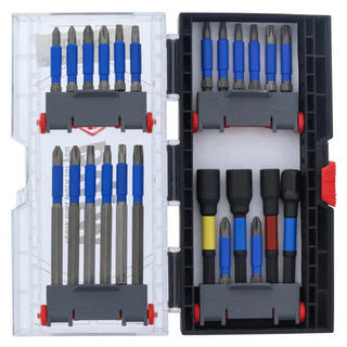 Wiha Tools 76821 TerminatorBlue Impact Bit Set with Nut Setters & Adapter, 24 Pc.