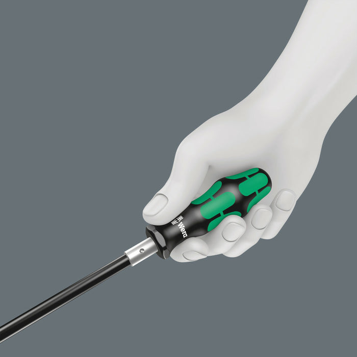 Wera 393 S Bitholding screwdriver extra slim with flexible shaft, 1/4" x 173.5 mm