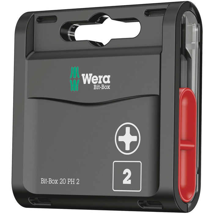 Wera Bit-Box 20 PH, PH 2 x 25 mm, 20 pieces