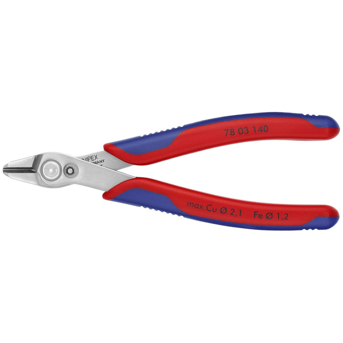 Knipex 78 03 140 Electronic Super Knips XL Precision Cutting Pliers, 140 mm