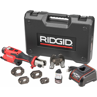 Ridgid 78198 Compact Press Tool Battery Kit with ProPress Rings & C1 Actuator