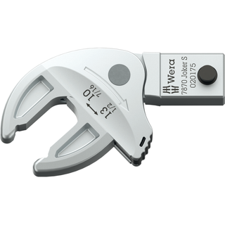 Wera 7870 Joker S Self-Setting Insert Spanner for Wrench Size 10 - 13 mm, Mounting 9 x 12 mm
