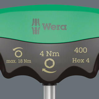 Wera 400 Hex Torque-indicator, 5 x 5.0 Nm