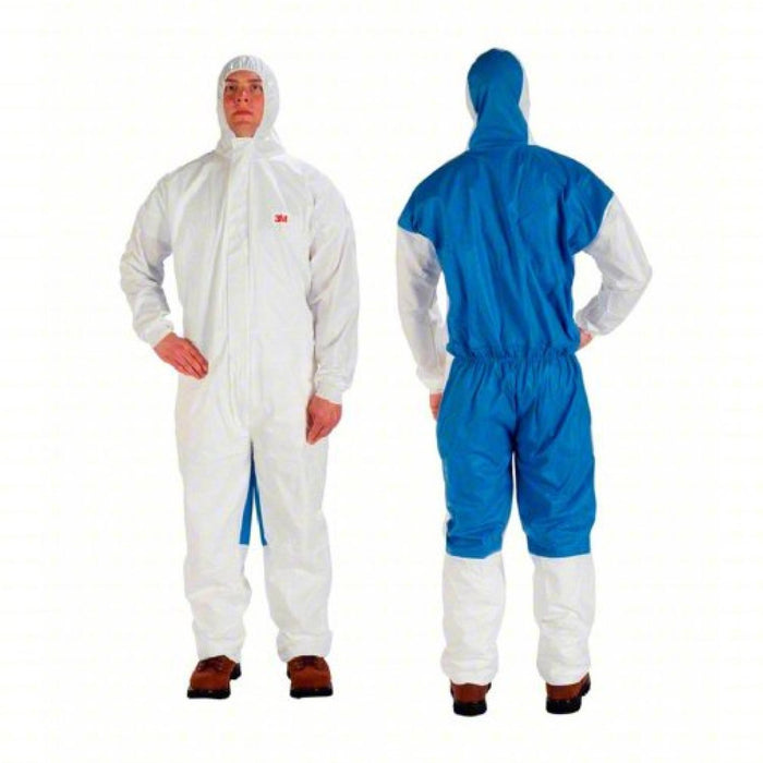 3M Protective Coverall 4535, White/Blue Type 5/6, 4XL