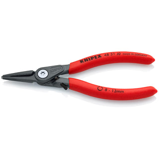 Knipex 48 31 J0 5 1/2" Internal Precision Snap Ring Pliers-Limiter