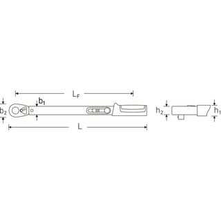 Stahlwille 50204020 721 Quick Standard MANOSKOP 1/2" torque wrench