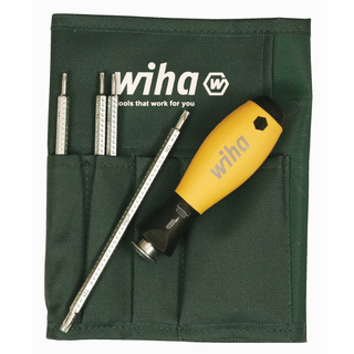 Wiha Tools 10893 Torx Set, ESD Safe, Interchangeable Blade Set, 5 Piece