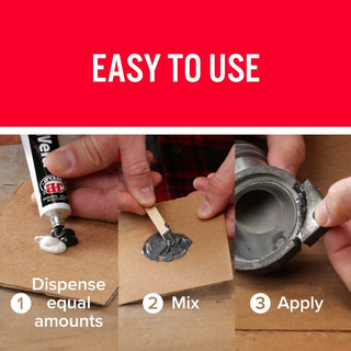 J-B Weld 8276 KwikWeld Twin Tube Steel Reinforced Epoxy & Hardener, 2 oz.