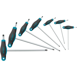 Hazet 829KK/7 Screwdriver Set with T-Handle, Hex, 7 Pieces
