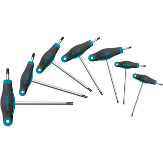 Hazet 829KKT/7 T-Handle Screwdriver Set, TORX®, 7 Pieces