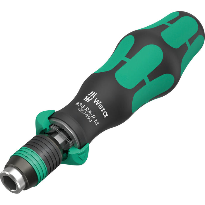 Wera 838 RA-R M Bitholding screwdriver with ratchet functionality, 1/4"