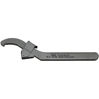 Stahlwille 44010002 12910 Adjustable hook Spanner, 45-90 mm