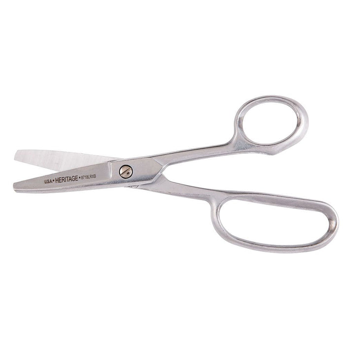 Heritage Cutlery 8718LRXB 9'' Straight Trimmer w/ Large Ring / Xtra Blunt Tips / Industrial Coating