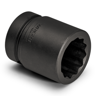 Wright Tool 84725 1-1/2" Drive 12 Point Standard Impact Socket - 1-9/16"