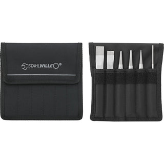 Stahlwille 98812203 Chisel, drift punch, pin punch and center punch set.